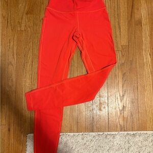 Lululemon Athletica Red Leggings